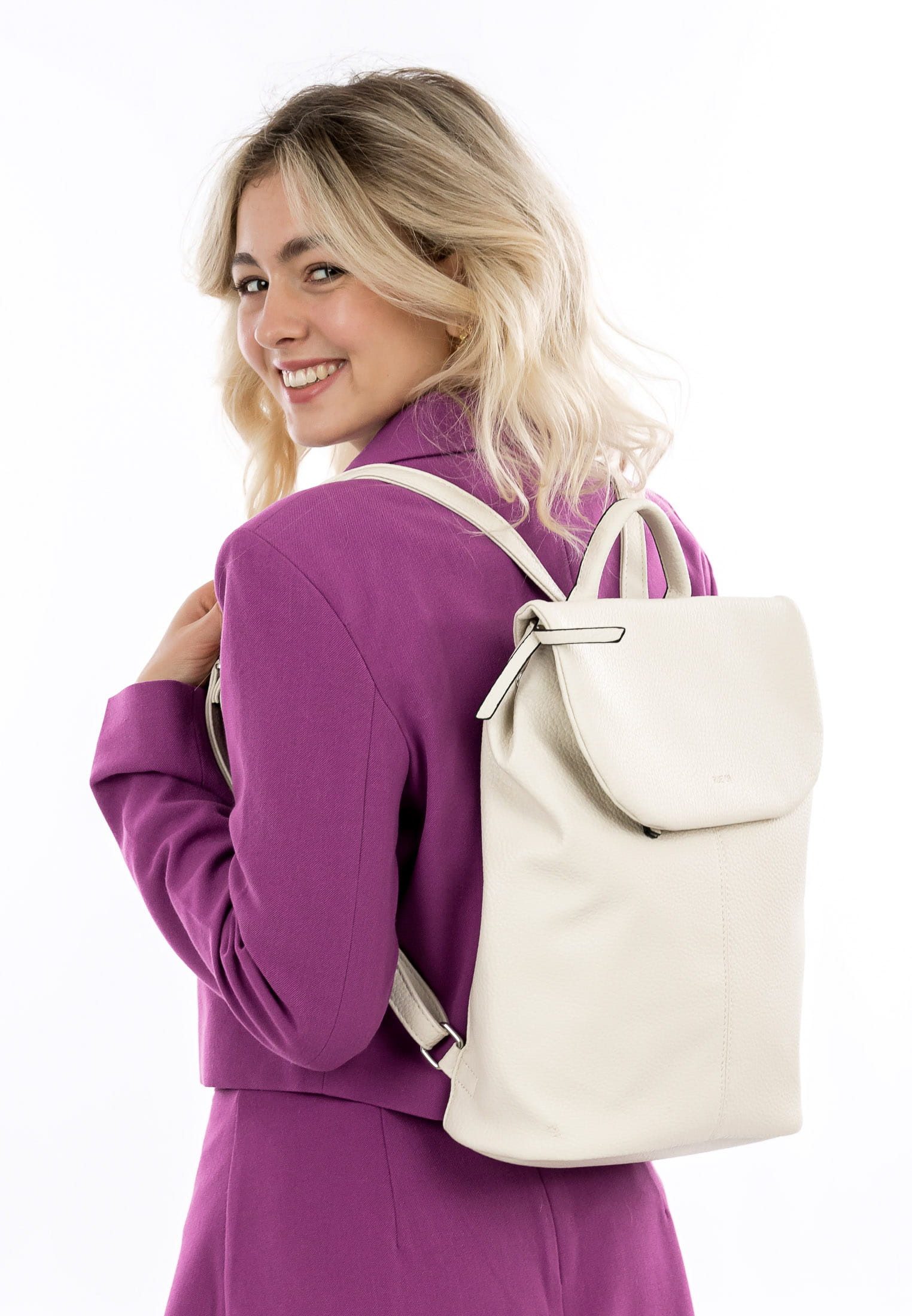 EMILY & NOAH Cityrucksack E&N Tours RUE 09, Logo Prägung