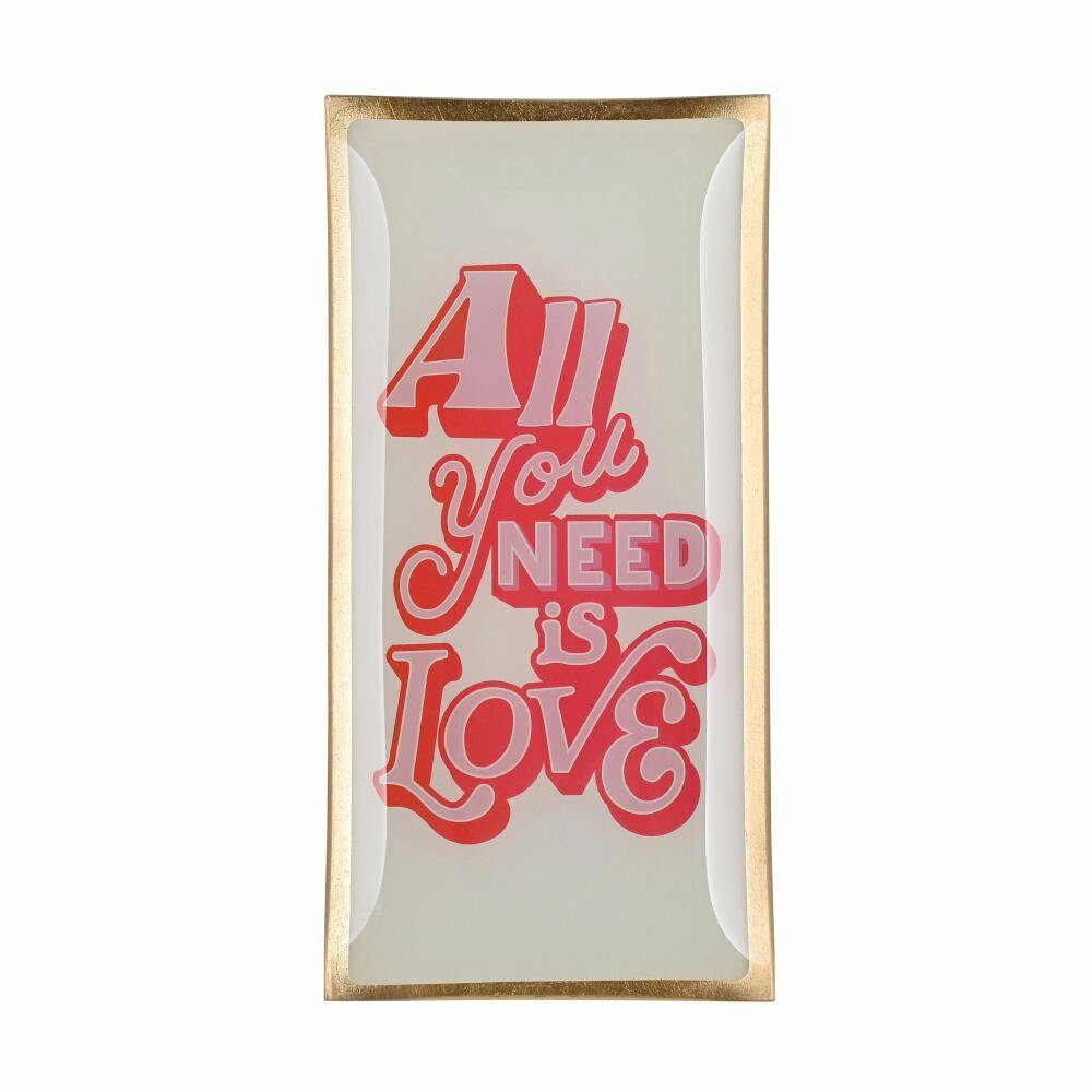 Dekoteller Love need you L Giftcompany Plates All Love is