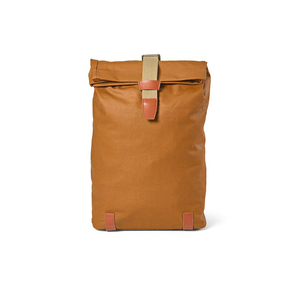 CABBEL Rucksack Rucksack 23L Laptop 17 Zoll wasserdicht rPET Trolley nachhaltig robust (Rucksack, 1-tlg., Einzelartikel), Kamel, recyceltes Polyester, gepolstert, ergonomisch, Schulterriemen