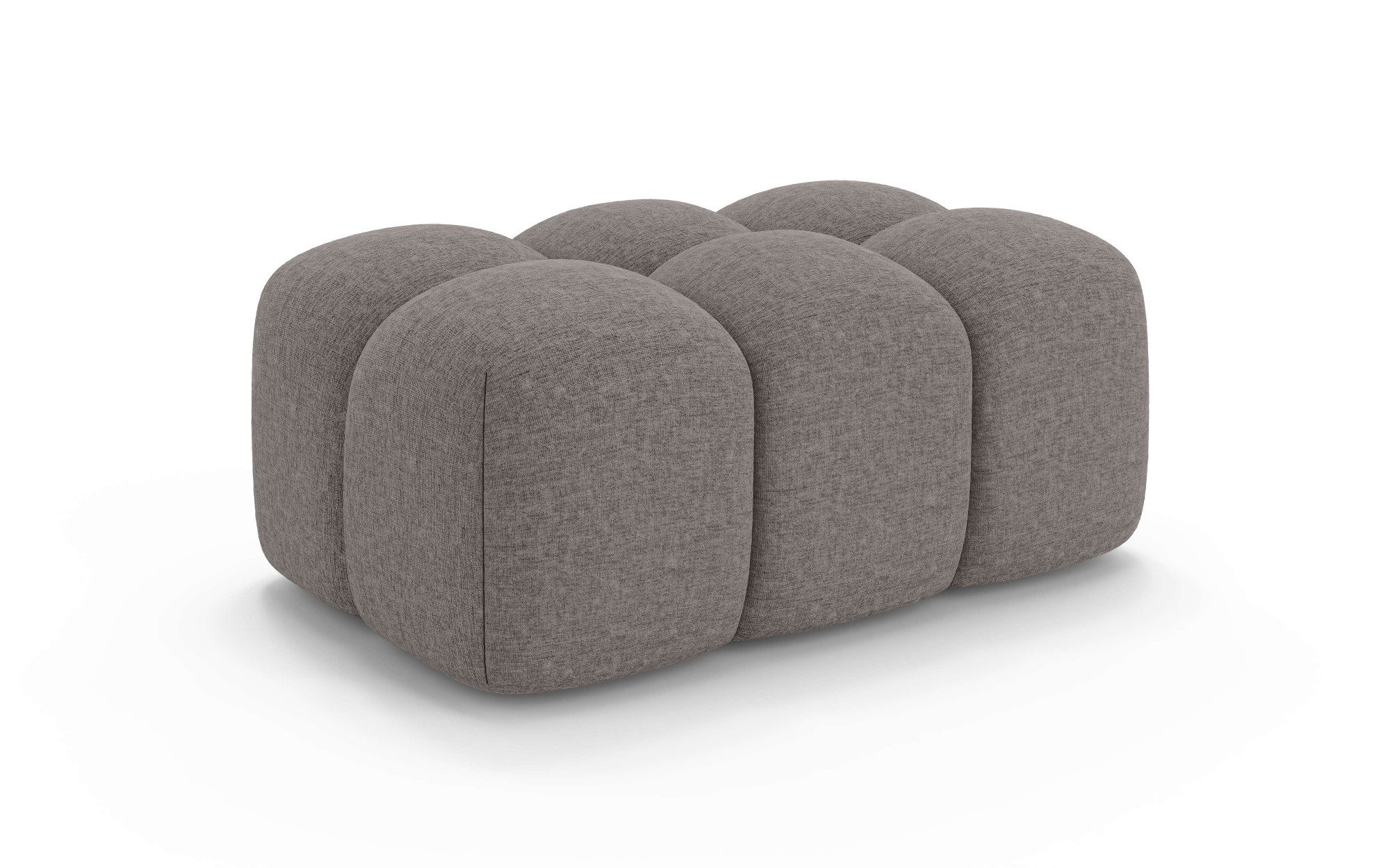 OTTO home Polsterhocker KALLIE Sitzhocker, Bubble-Optik, Maße B/T/H: 90/60/44 cm, moderne Steppung, hoher Sitzkomfort und modernes Design