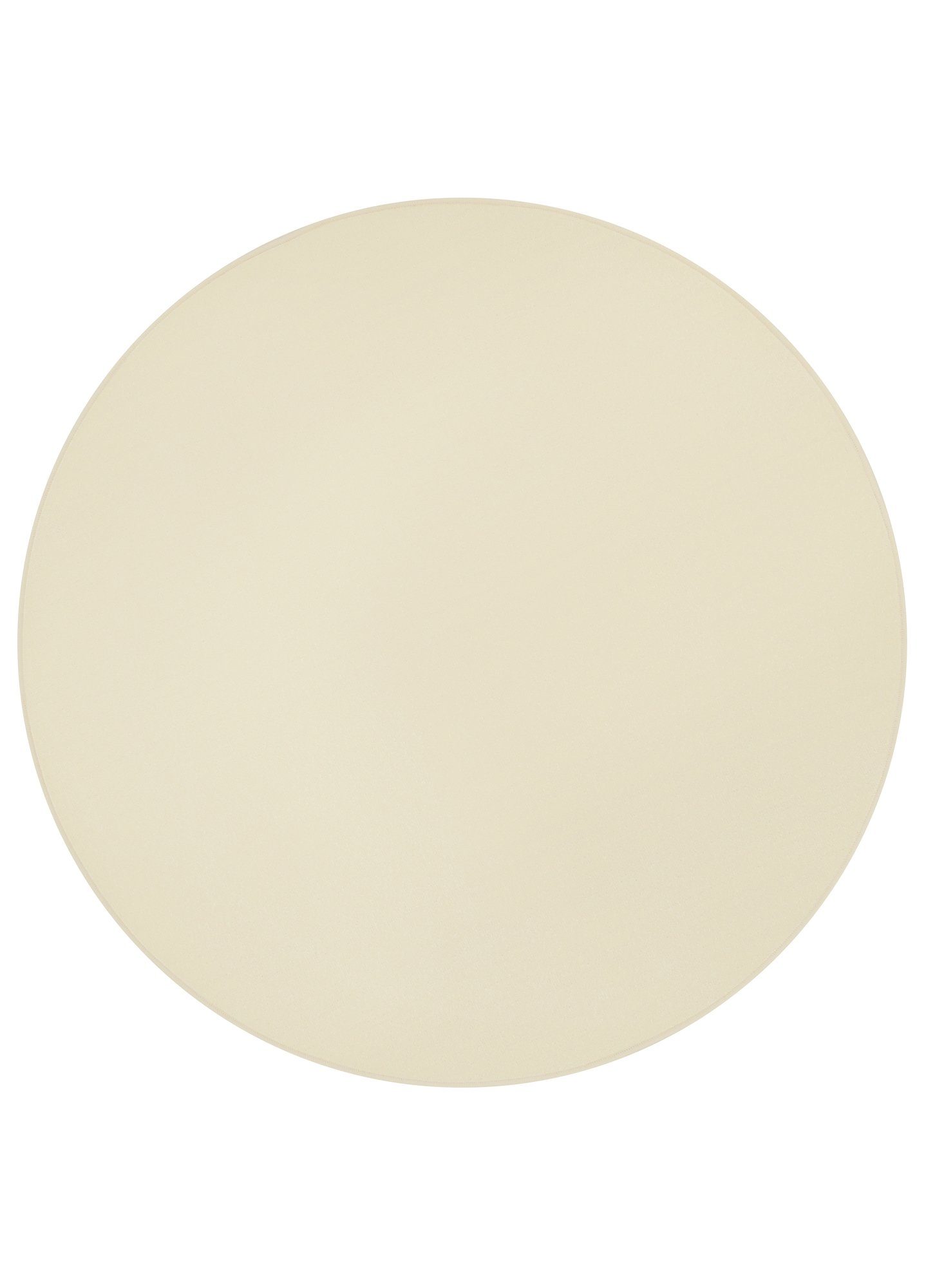 Tapiso Teppich MONO, rund, Höhe: 6 mm, Kurzflor Indoor Outdoor Einfarbig günstig online kaufen