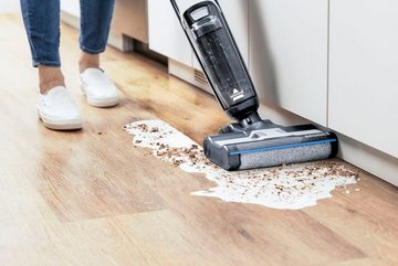 Bissell Nass-Trocken-Sauger 3639N, CrossWave® HF3 Cordless Select, kabellos, einfach, 44 W, beutellos, manövrierbar, für Hartböden, Dual-Tank, saugt & wischt gleichzeitig