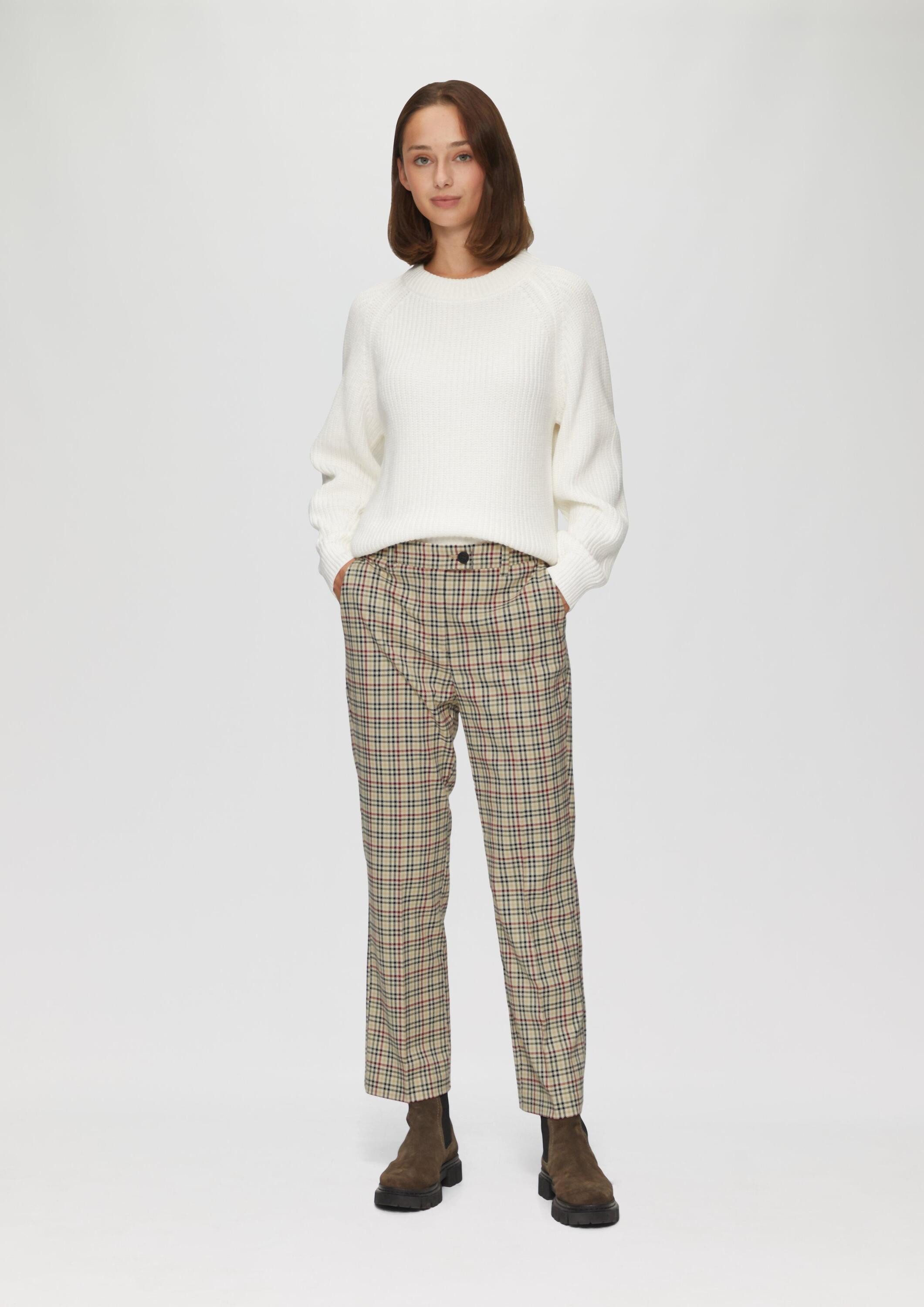 s.Oliver 7/8-Hose Hose Verkürzte Karohose mit günstig online kaufen
