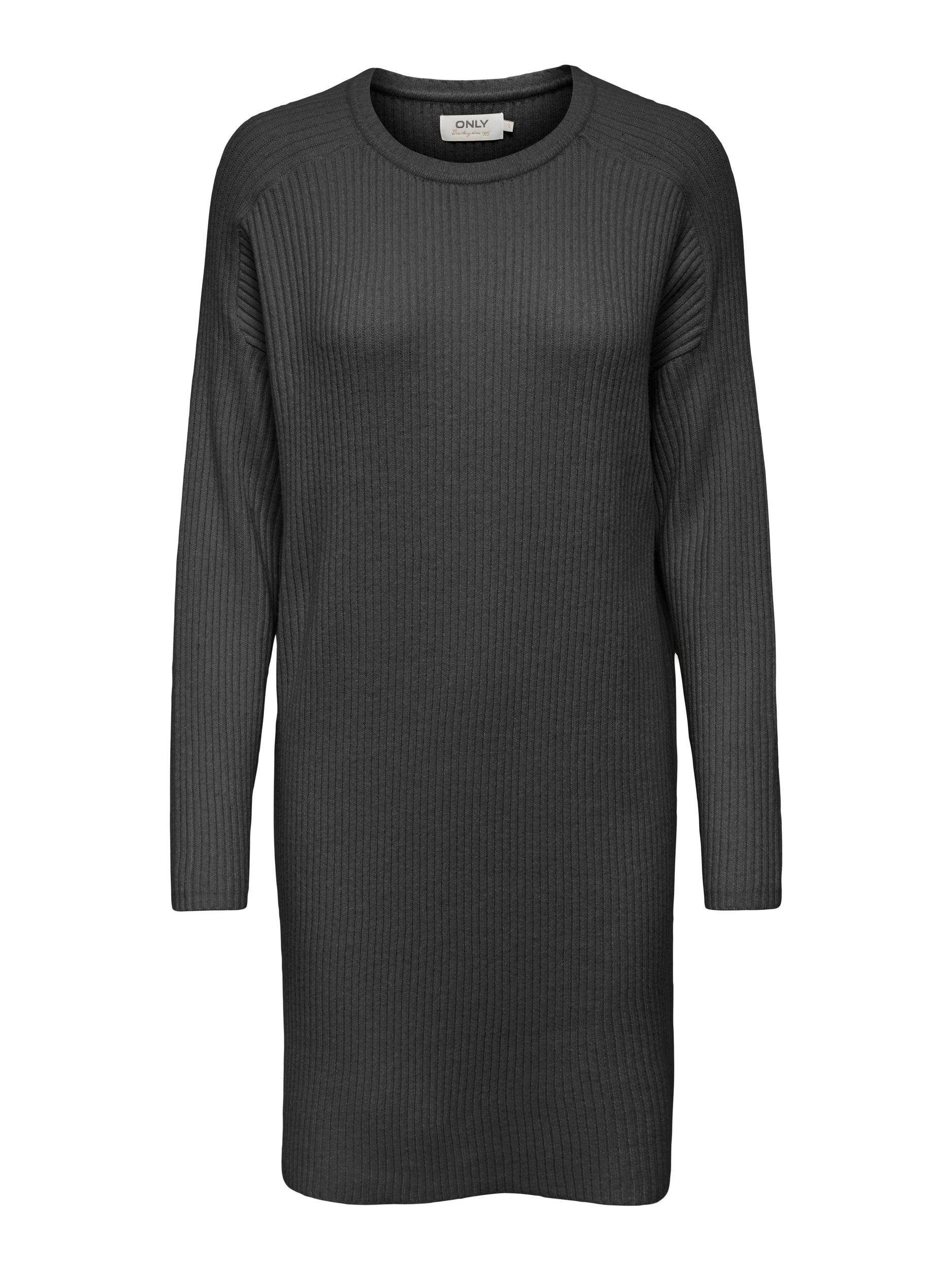 ONLY Strickkleid ONLFIA KATIA KNT L/S Grey EX Melange Dark DRESS