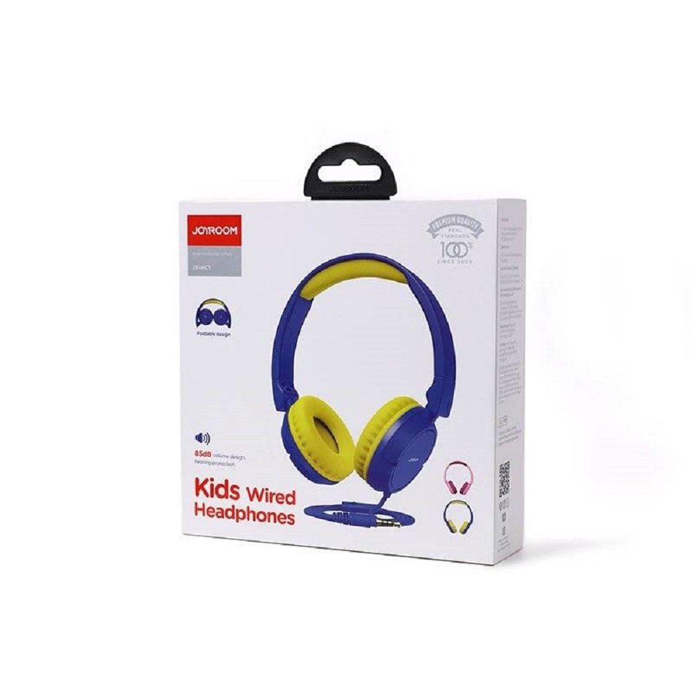 3,5 Miniklinke On-Ear-Kopfhörer Kinder blau für On-Ear-Kopfhörer JOYROOM mm Kinder