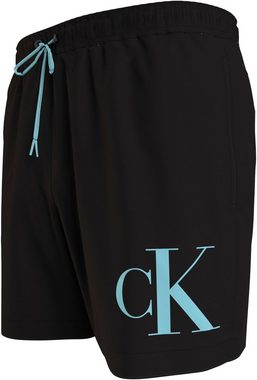 Calvin Klein Swimwear Badeshorts MEDIUM DRAWSTRING mit kontrastfarbenem Logo
