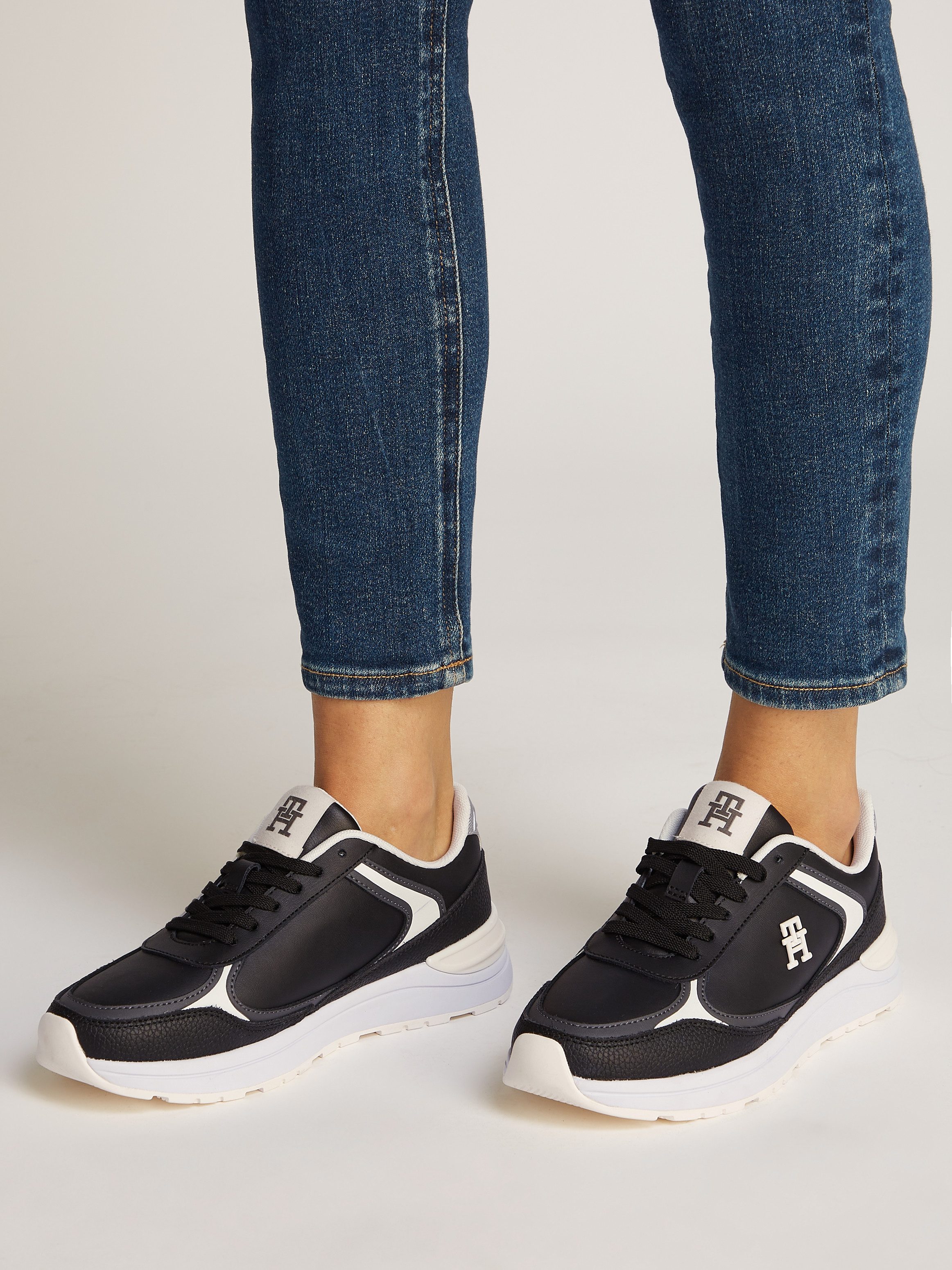 Tommy Hilfiger CASUAL FASHION RUNNER LTHR günstig online kaufen