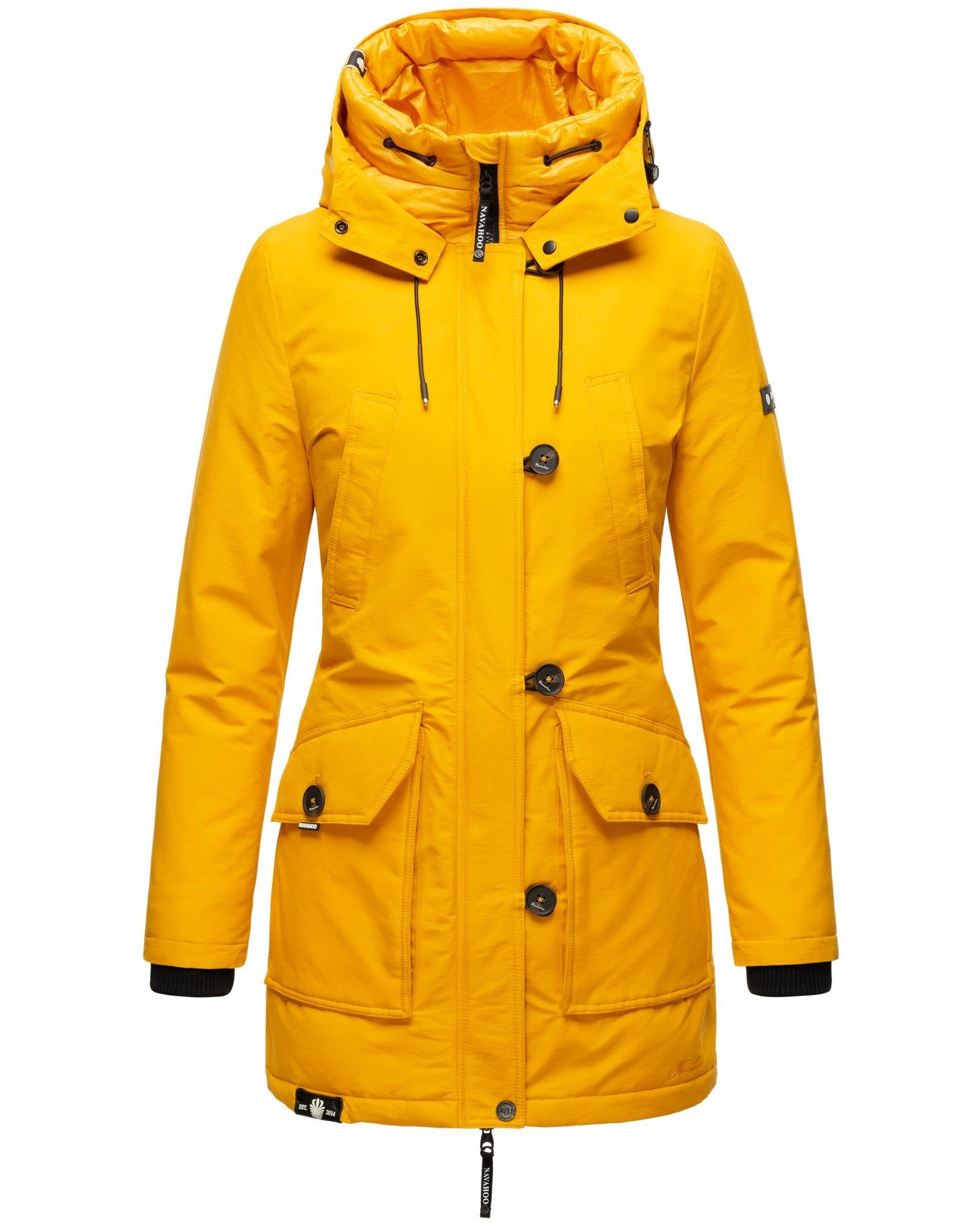 Navahoo Winterjacke Freezestoorm Warm gefütterter Damen Wintermantel