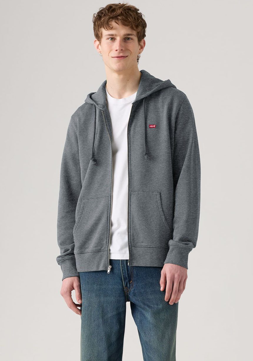 Levi's® Kapuzensweatjacke NEW ORIGINAL ZIP UP mit Logo-Stickerei und Kängur günstig online kaufen