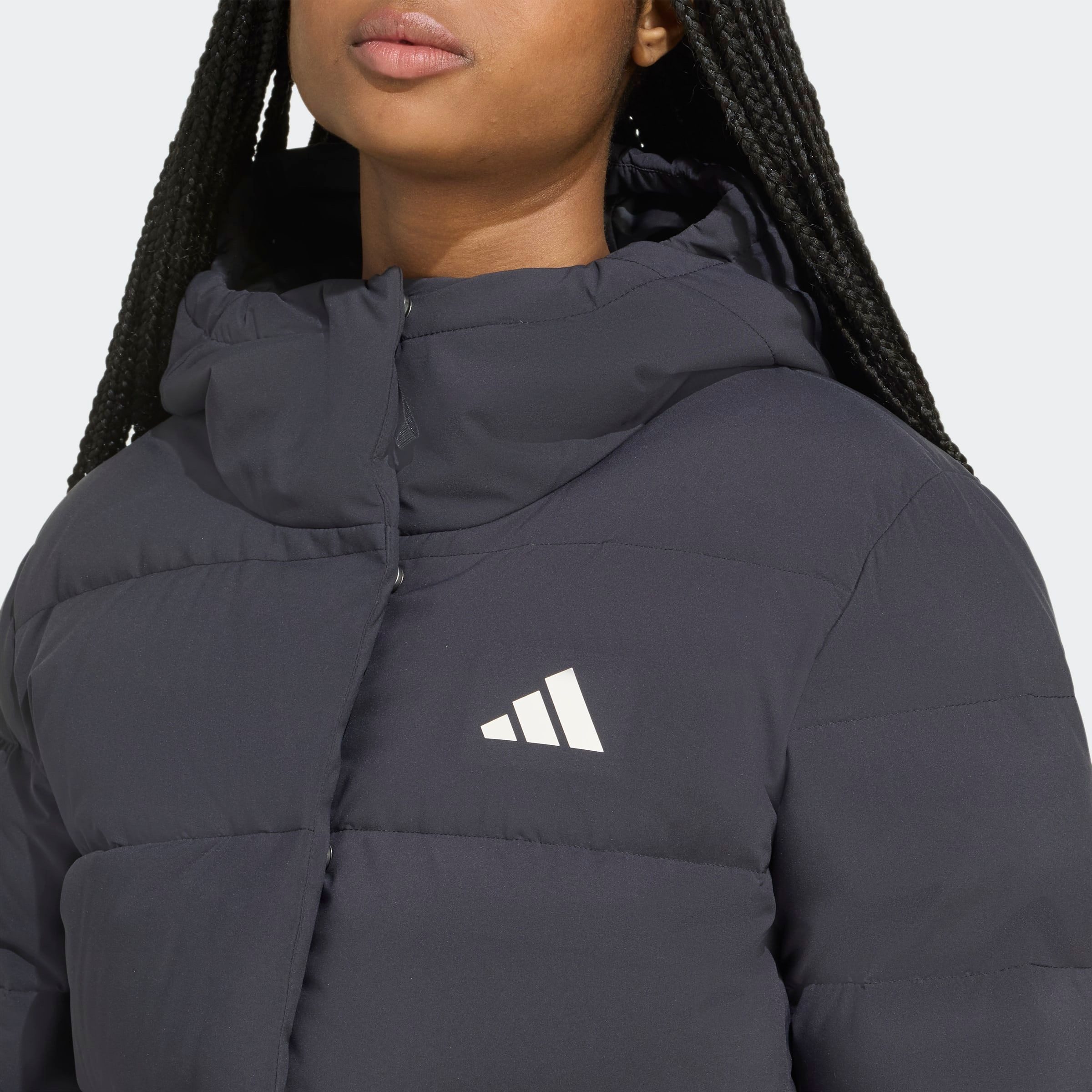 adidas Sportswear Daunenjacke HELIONIC CLIMAWARM MIT KAPUZE Winterjacke Damen – Bild 4 von 5