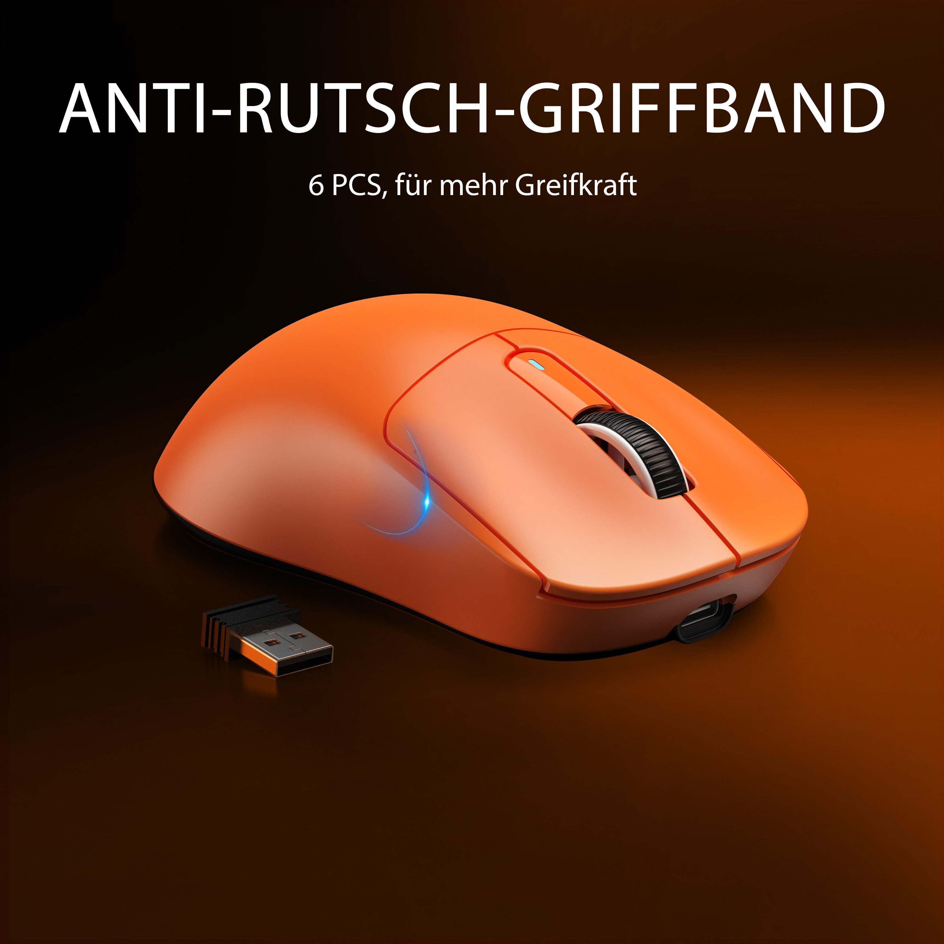 ATTACK SHARK X3 Kabellose Gaming-Maus, 49g Ultraleicht, PAW3395 Gaming-Maus (2.4G, Bluetooth, kabelgebunden, 200H)