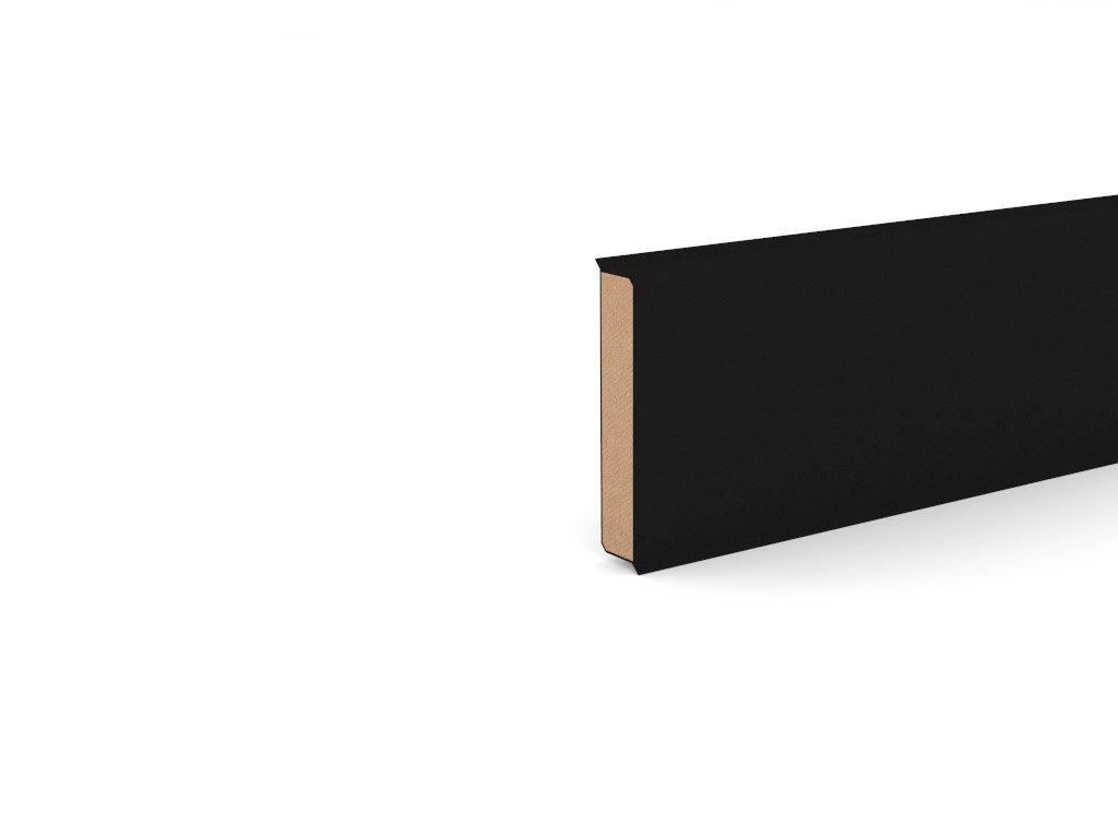Döllken Profiles GmbH Sockelleiste Döllken Sockelleiste Schwarz 60×13 mm 2.5 m, L: 250 cm, H: 6 cm, 1-St.
