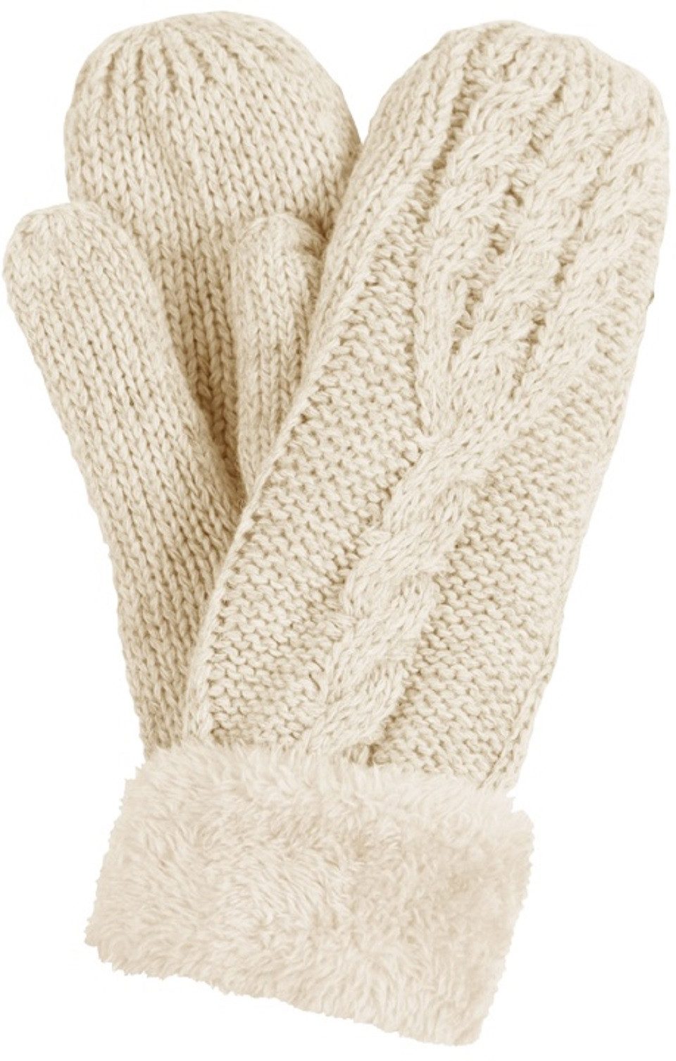 Capelli New York Strickhandschuhe Fäustling – Strickhandschuh