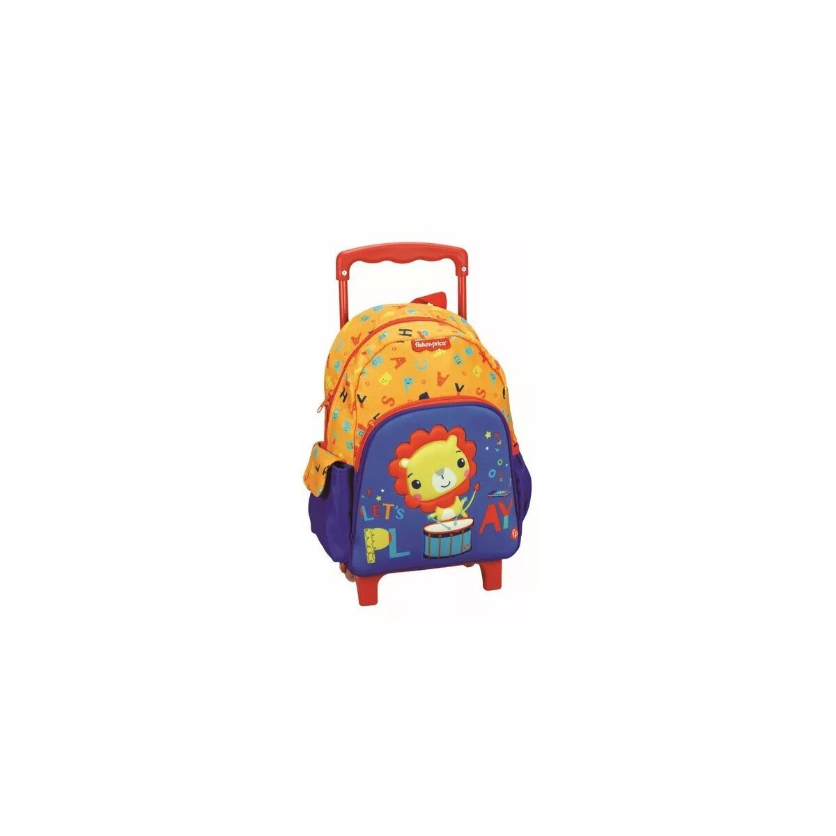 Fisher-Price® Kinderrucksack Fisher-Price Let's Play rollender Kindergartentrolley, (1-tlg)