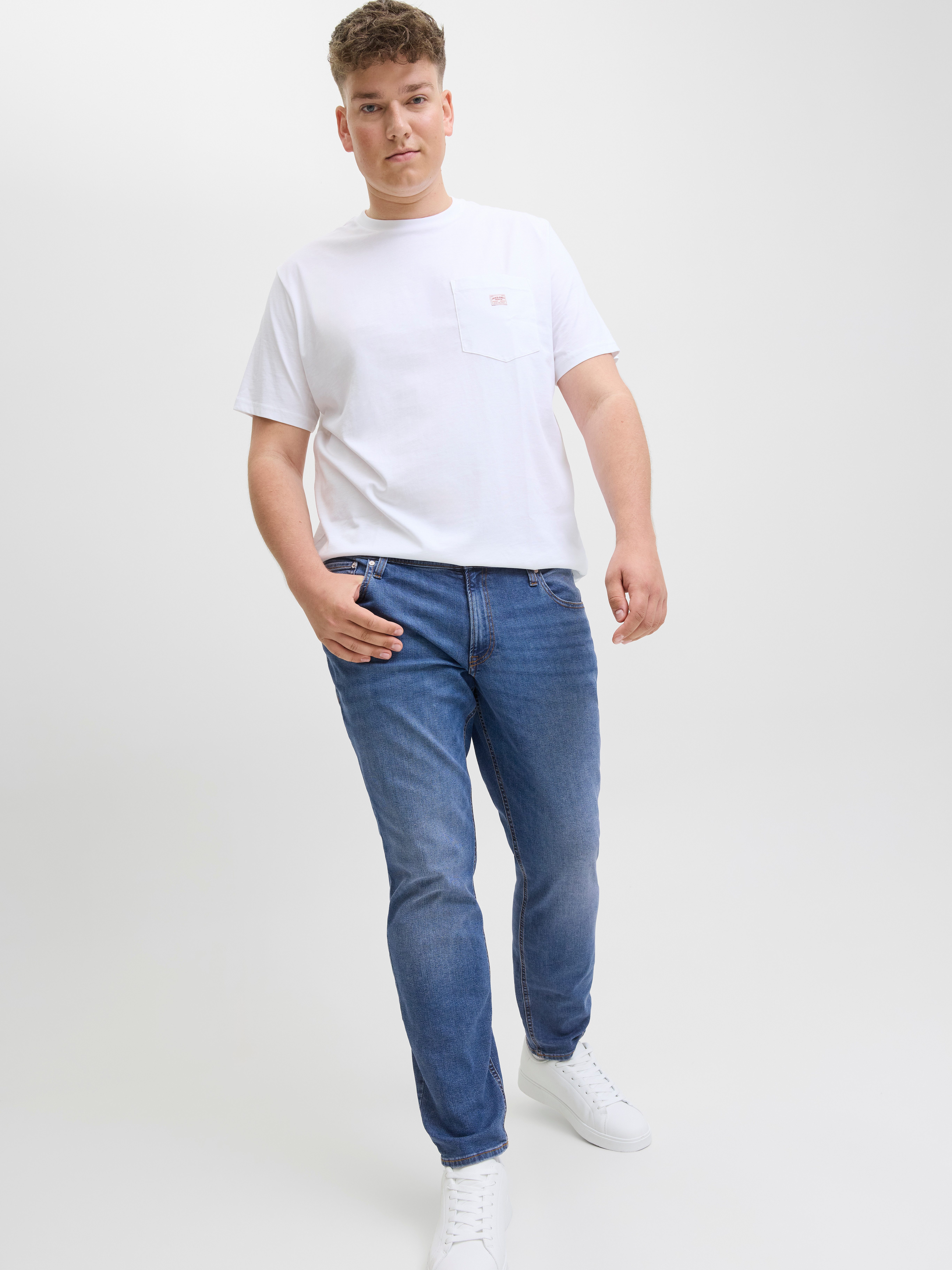 Jack & Jones PlusSize Slim-fit-Jeans JJIGLENN JJORIGINAL MF 071 NOOS PLS