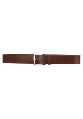 Tommy Hilfiger Ledergürtel New Denton 4 cm NEW DENTON BELT mit Flag-Logoschlaufe