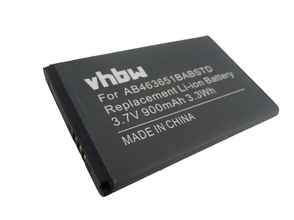 vhbw passend für Samsung SGH-C3200, SGH-C3510, SGH-C3330, SGH-C3500, Smartphone-Akku 900 mAh