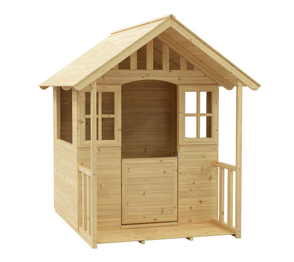 Zwerkules Spielhaus Villa, Einfach zusammengebaut, Altersempfehlung ab 18 M., LxBxH 137x121x140cm
