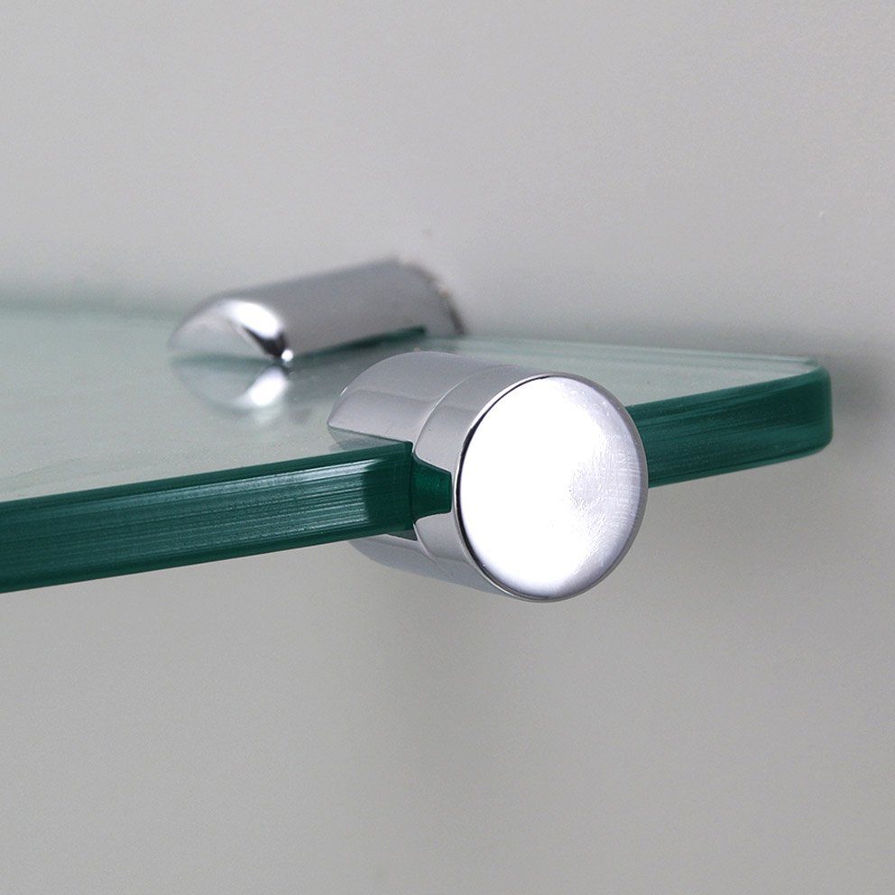 für Glasregal Duschwand transparent Lagerregal SONNI (2 St), Duschraum Sicherheitsglas Einlegeboden