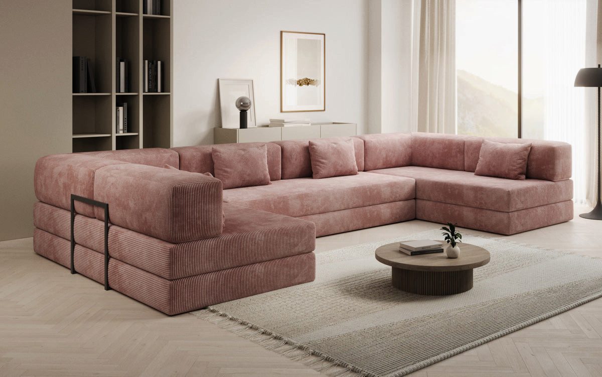 Luxusbetten24 Sofa Designer Sofa Lazy U, günstig online kaufen