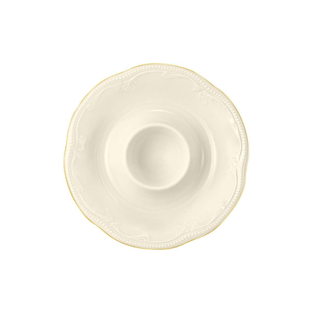 Seltmann Weiden Eierbecher Rubin Cream Goldrand