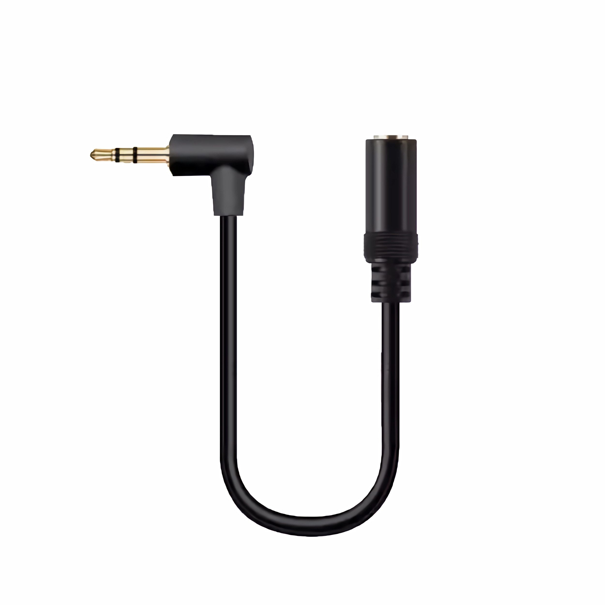 G06 Audio Adapter 2,5mm Stecker auf 3,5mm Buchse abgewinkelt Kabel Audio-Kabel