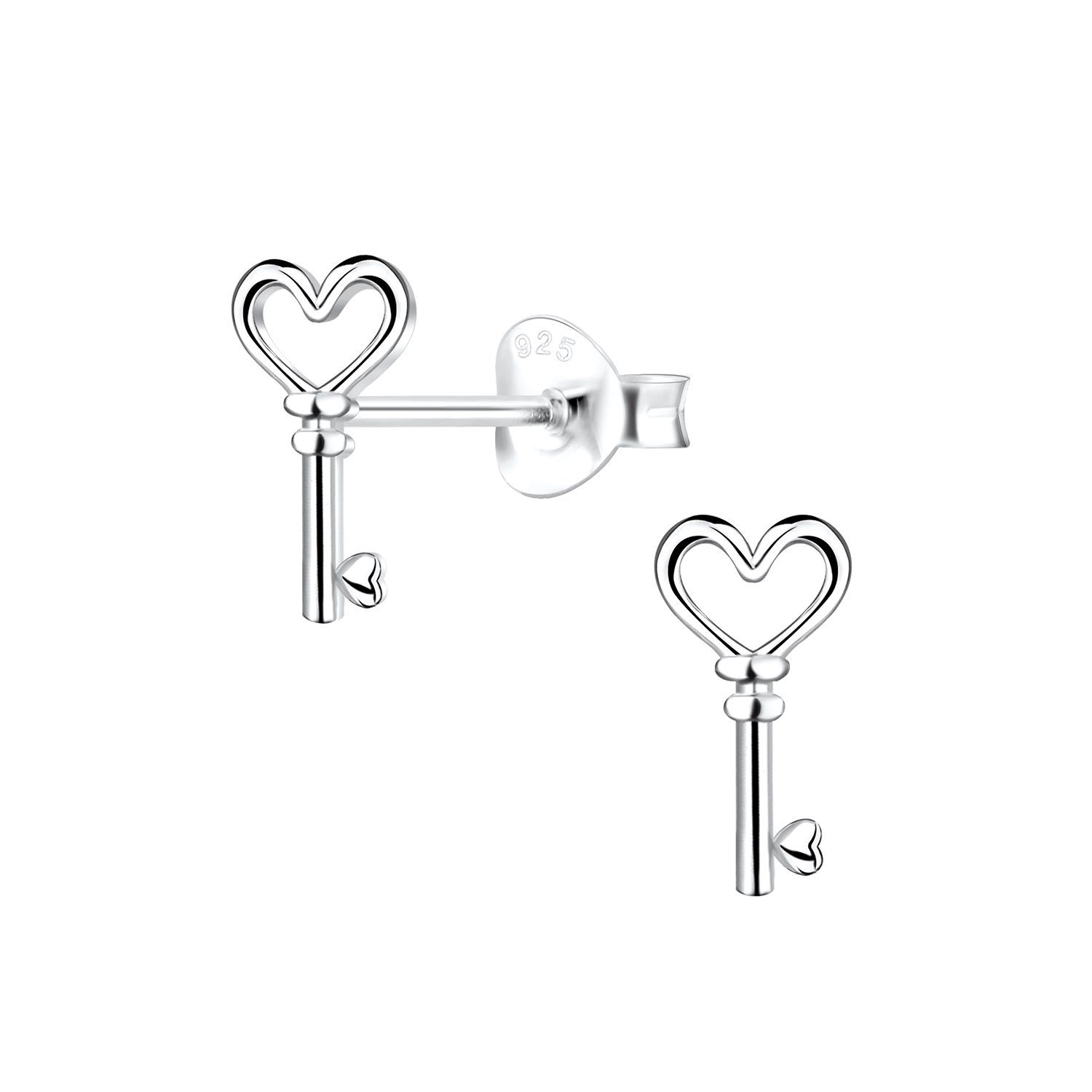 ALEXANDER YORK Schmuckset SCHLÜSSEL, 4-tlg. (Kette mit Anhänger, Ohrstecker günstig online kaufen