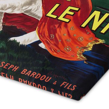 Posterlounge Leinwandbild Leonetto Cappiello, Ich rauche nur Nil (französisch), Vintage Malerei