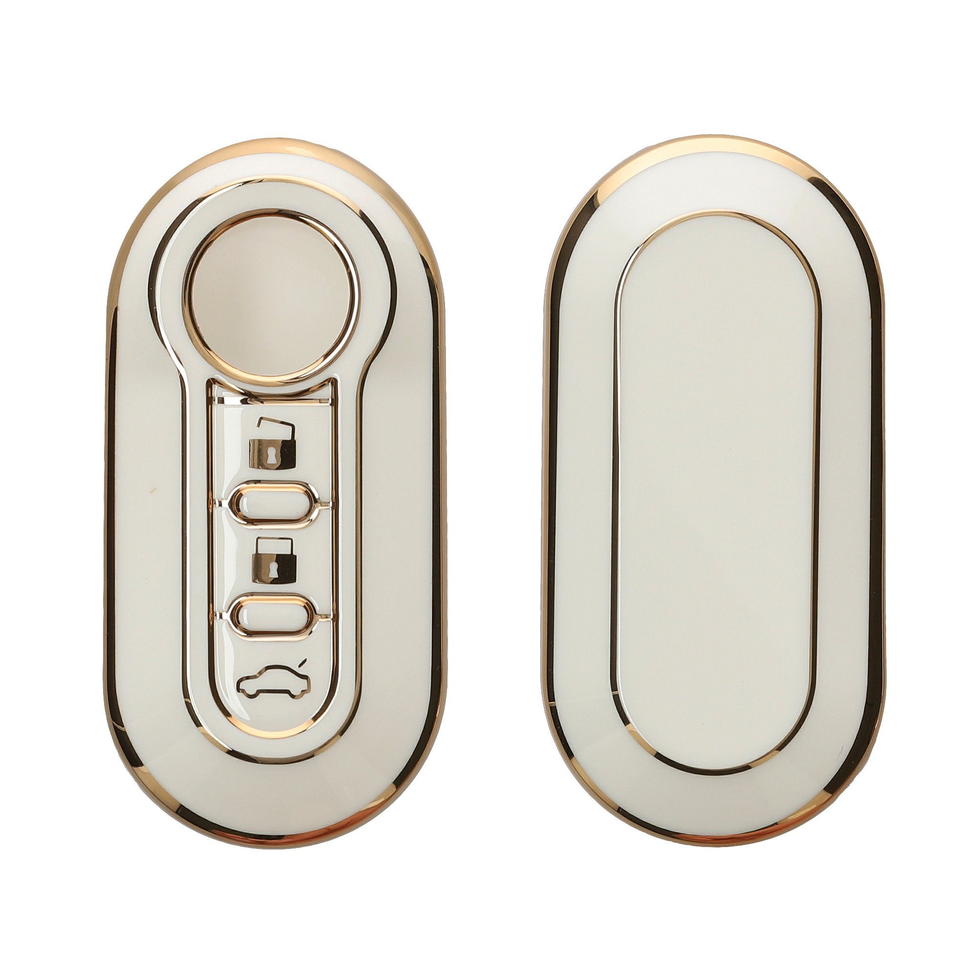 kwmobile Schlüsseltasche Autoschlüssel Hülle für Fiat Lancia (1-tlg), Schlü günstig online kaufen