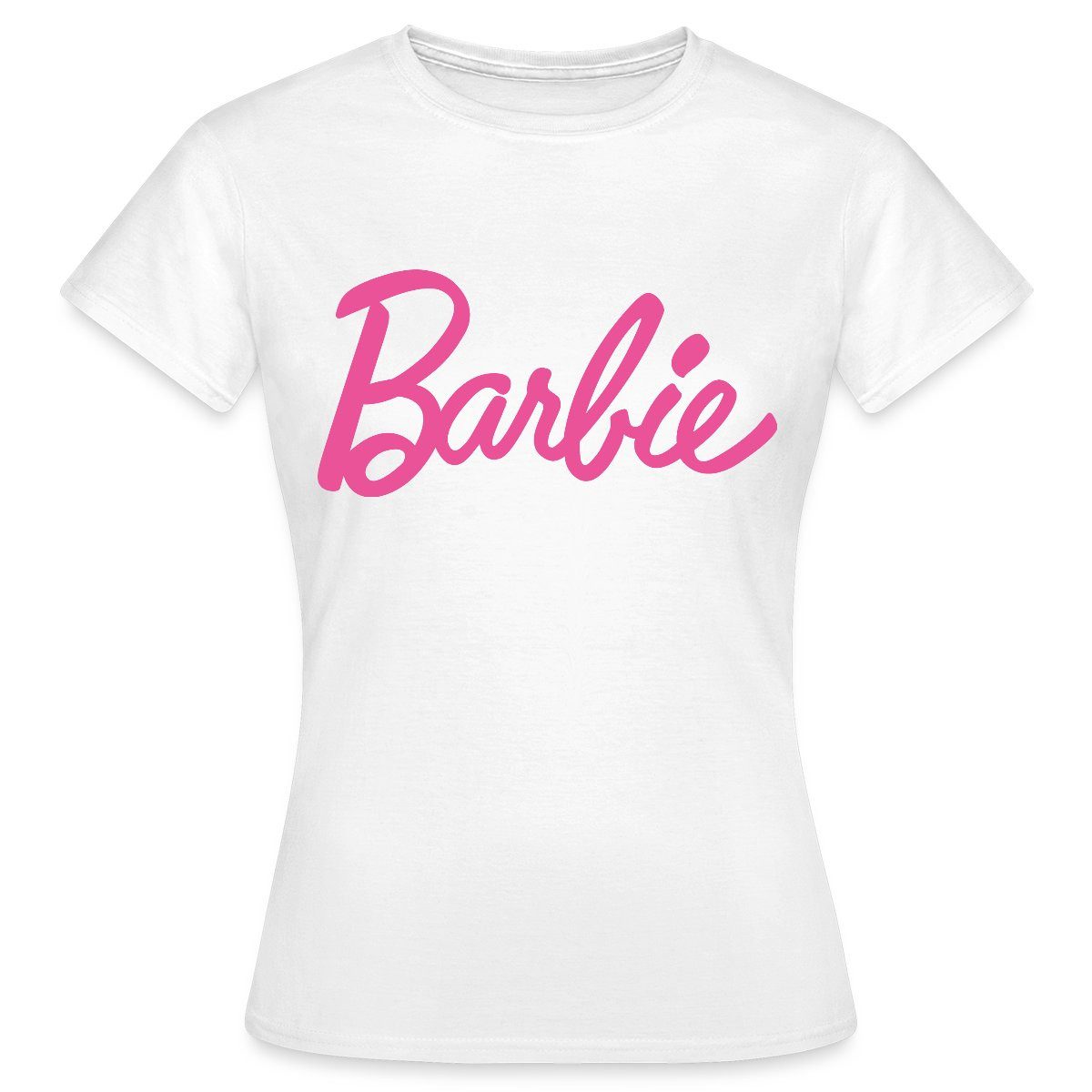 Spreadshirt T-Shirt Barbie Klassisches Logo Frauen T-Shirt (1-tlg) günstig online kaufen