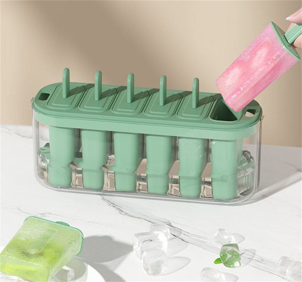 Dekorative Eiswürfelform (1-tlg) Home Eiscremeformen, mit Eiscremeformen Aufbewahrungsboxen,