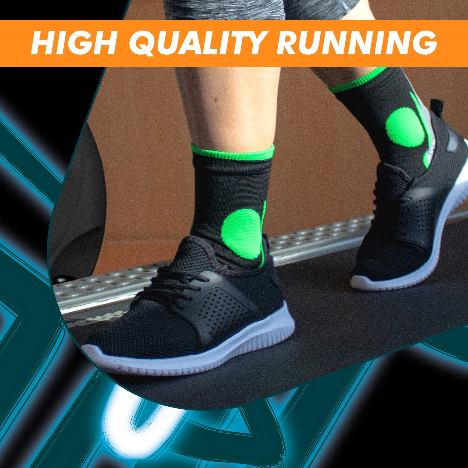 CFLEX Sportsocken Damen und Herren Running Funktionssocken (4 Paar) Laufsocken