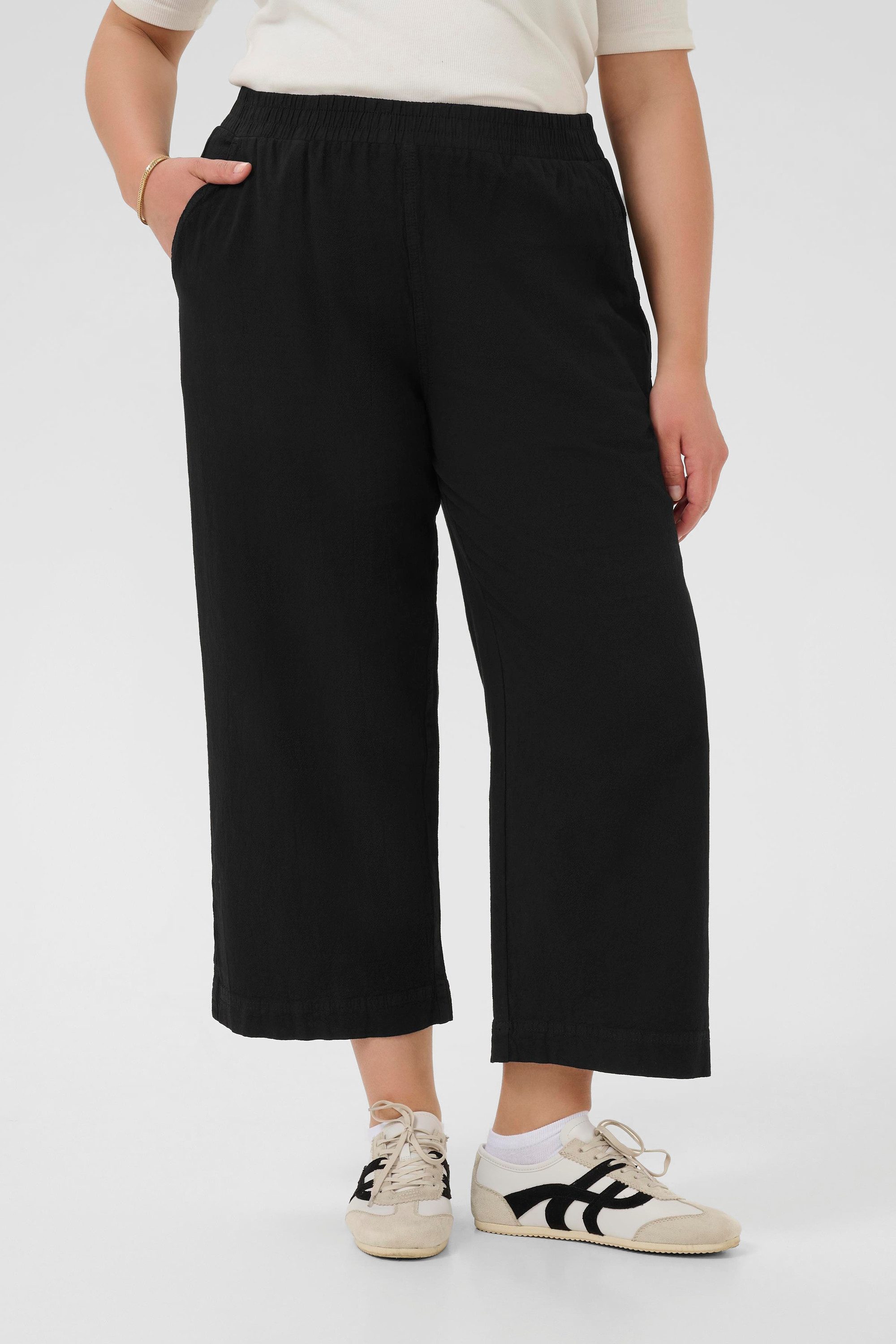 KAFFE Curve Stoffhose Casual Hose KCnana Große Größen