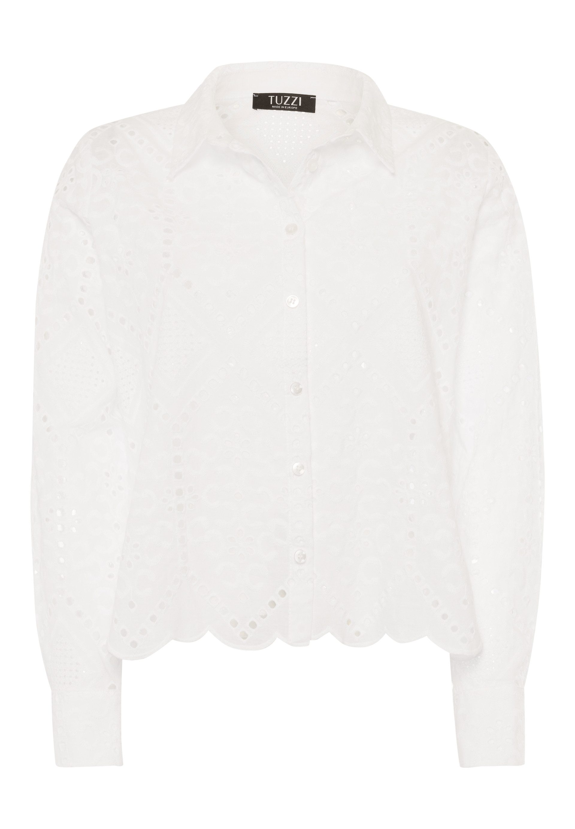 TUZZI Klassische Bluse mit filigraner Stickerei günstig online kaufen