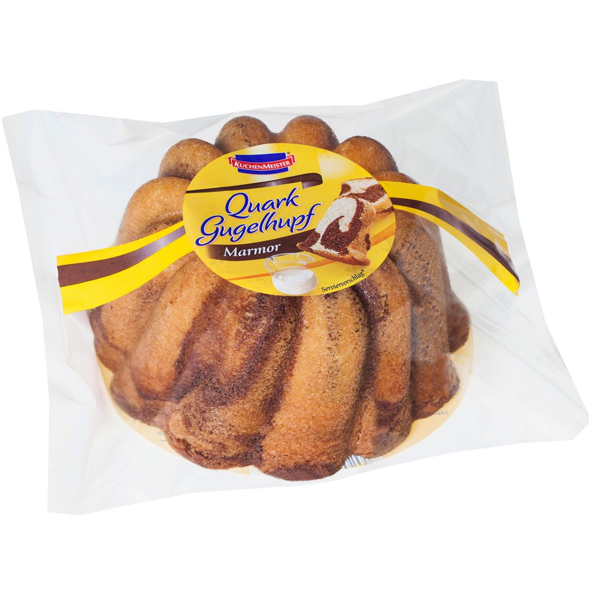 KuchenMeister Kuchen, KuchenMeister Quark Gugelhupf Marmor mit feiner Schokoladennote 250g
