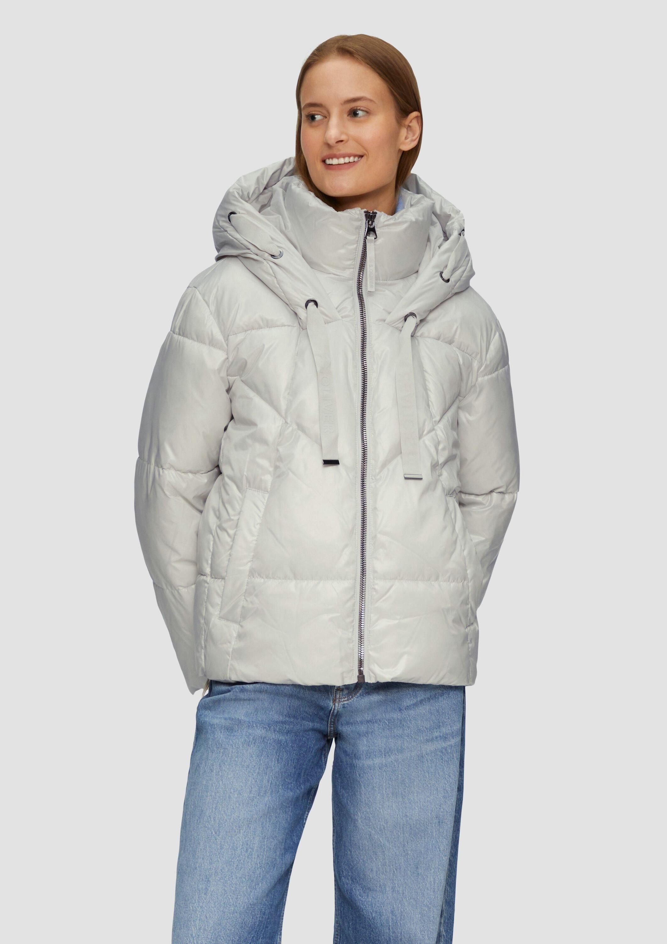 s.Oliver Winterjacke Outdoor-Jacke Lässige Pufferjacke mit Steppdetails günstig online kaufen
