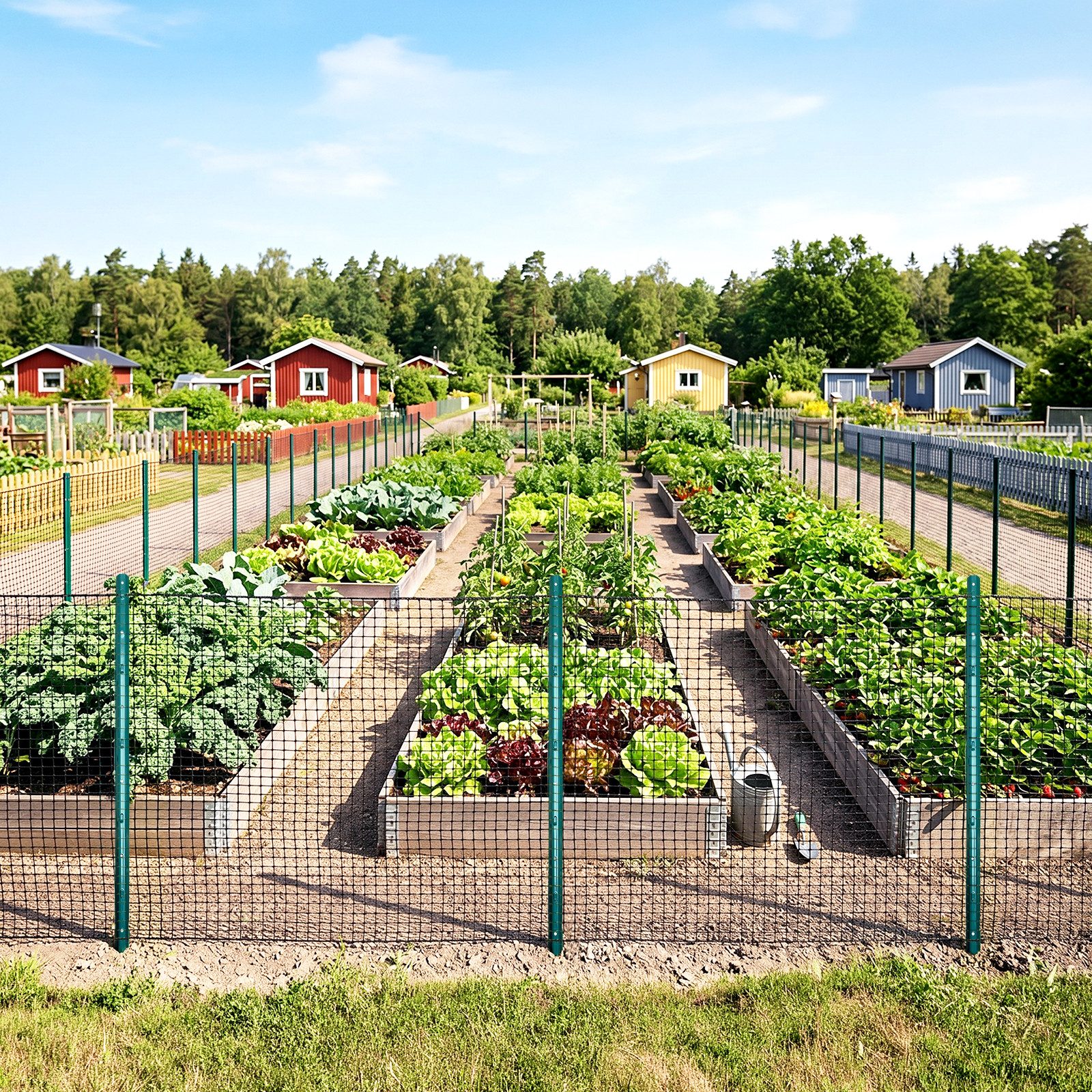 Thealyn U-Pfostenträger 10 Stück für Garten, Hühnerstall & Metall Zaunbau, 91cm, für dauerhafte Gartenzäune oder Tiergehege., Steckmontage, (10-St), Ohne Bohren oder Schweißen