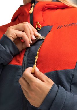 Maier Sports Softshelljacke Ofot Jacket W Outdoor Softshell-Jacke, atmungsaktiv und wasserabweisend