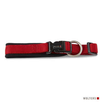 Wolters Hunde-Halsband Wolters Professional Comfort Halsband S extra-breit 50-60cmx45mm rot/schwarz