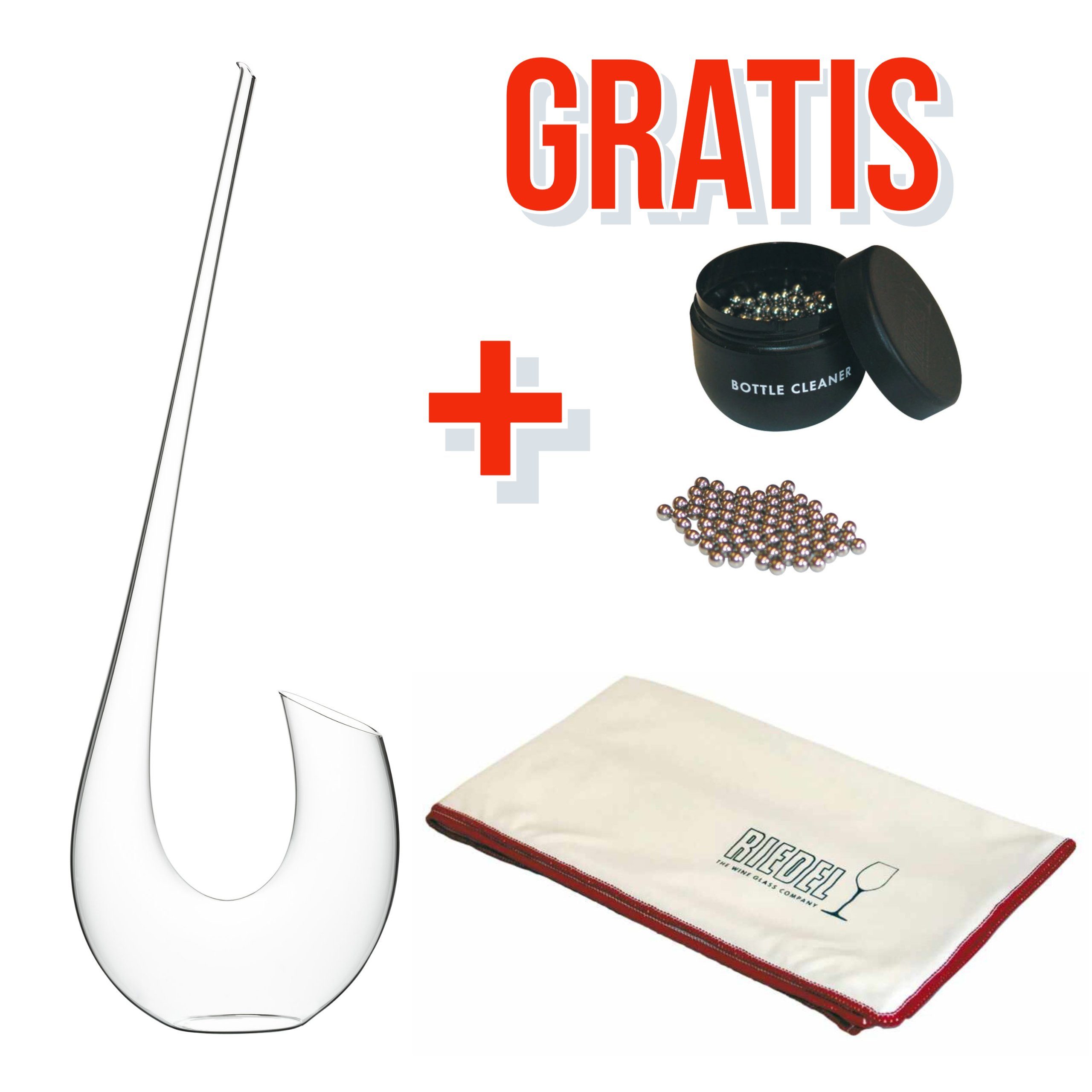 Glas Riedel Dekanter Swan 3tlg. Set