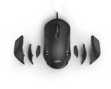 uRage Reaper Morph 900 Profi Gaming Maus Mouse Mäuse (USB LED 8 Tasten 16.000dpi)