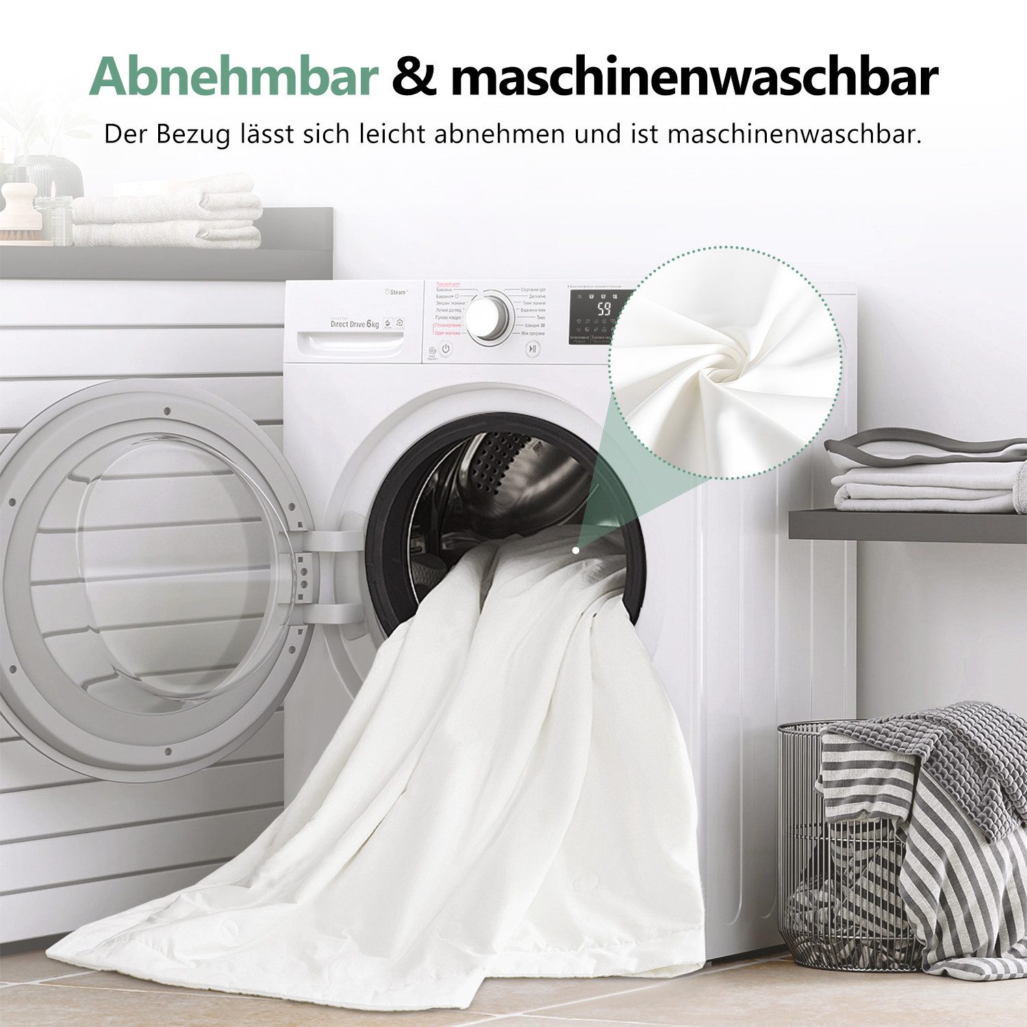 Taschenfederkernmatratze Matratze, Federkernmatratze Rückenentlastung, Matratzen, Lexzurn, 22 cm hoch, (Taschenfederkernmatratze mit Atmungsaktive Bezug), Matra – Bild 5 von 5