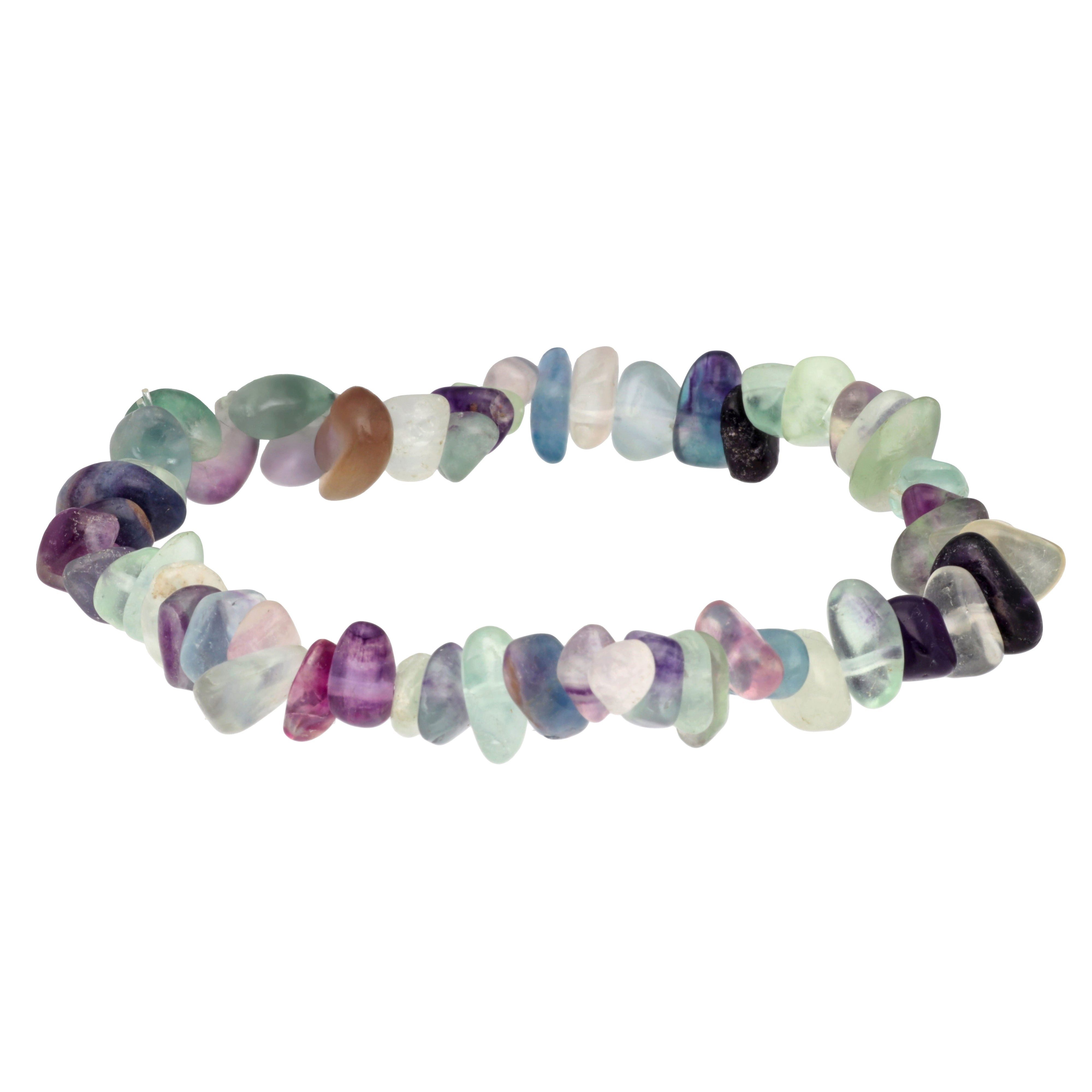 Lebensquelle Plus Perlenarmband Set Fluorit Splitterarmband