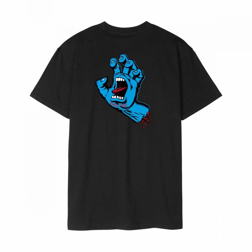 Santa Cruz T-Shirt SCREAMING HAND CHEST SP26 NEW sportlicher Schnitt, für Erwachsene