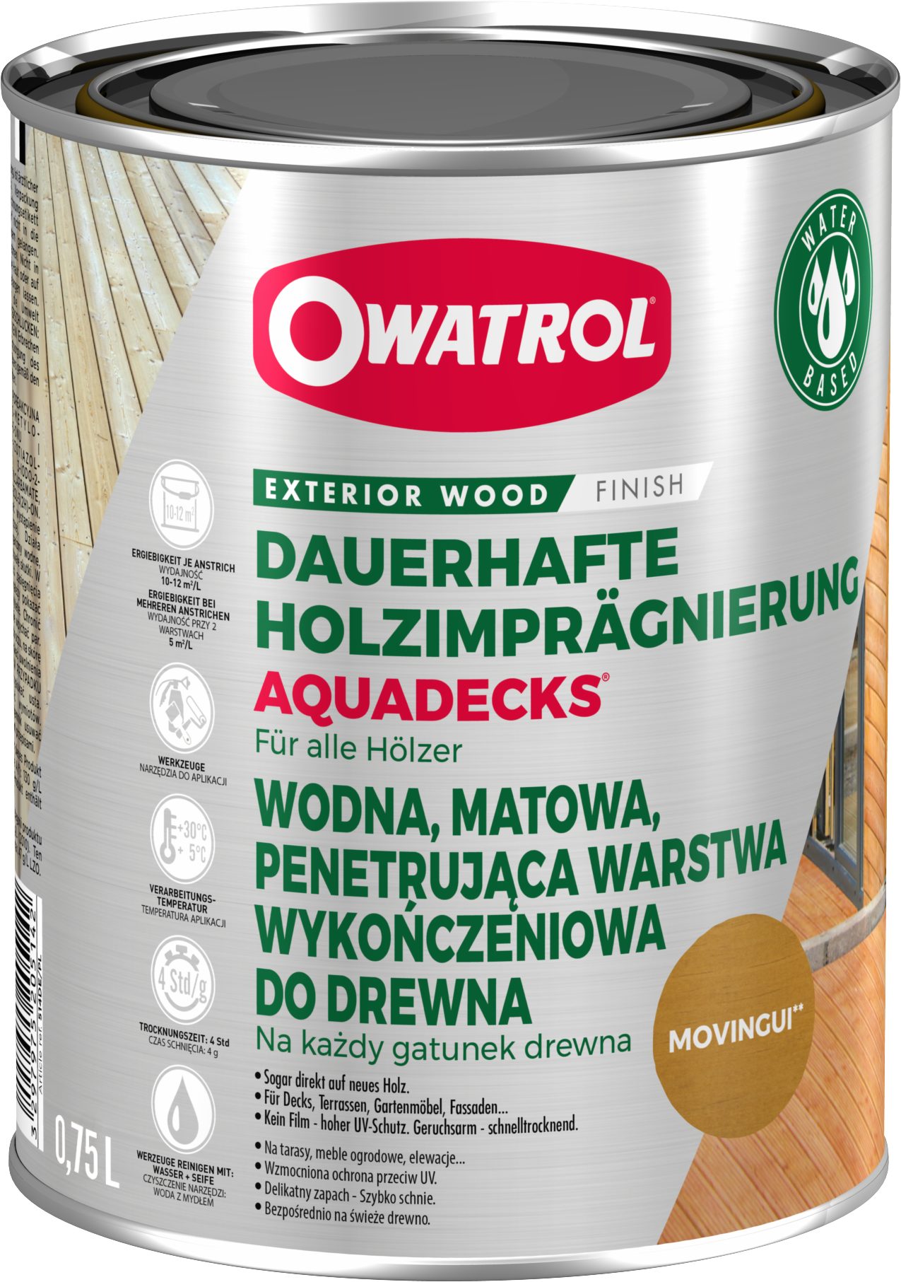 OWATROL Holzschutzlasur Aquadecks