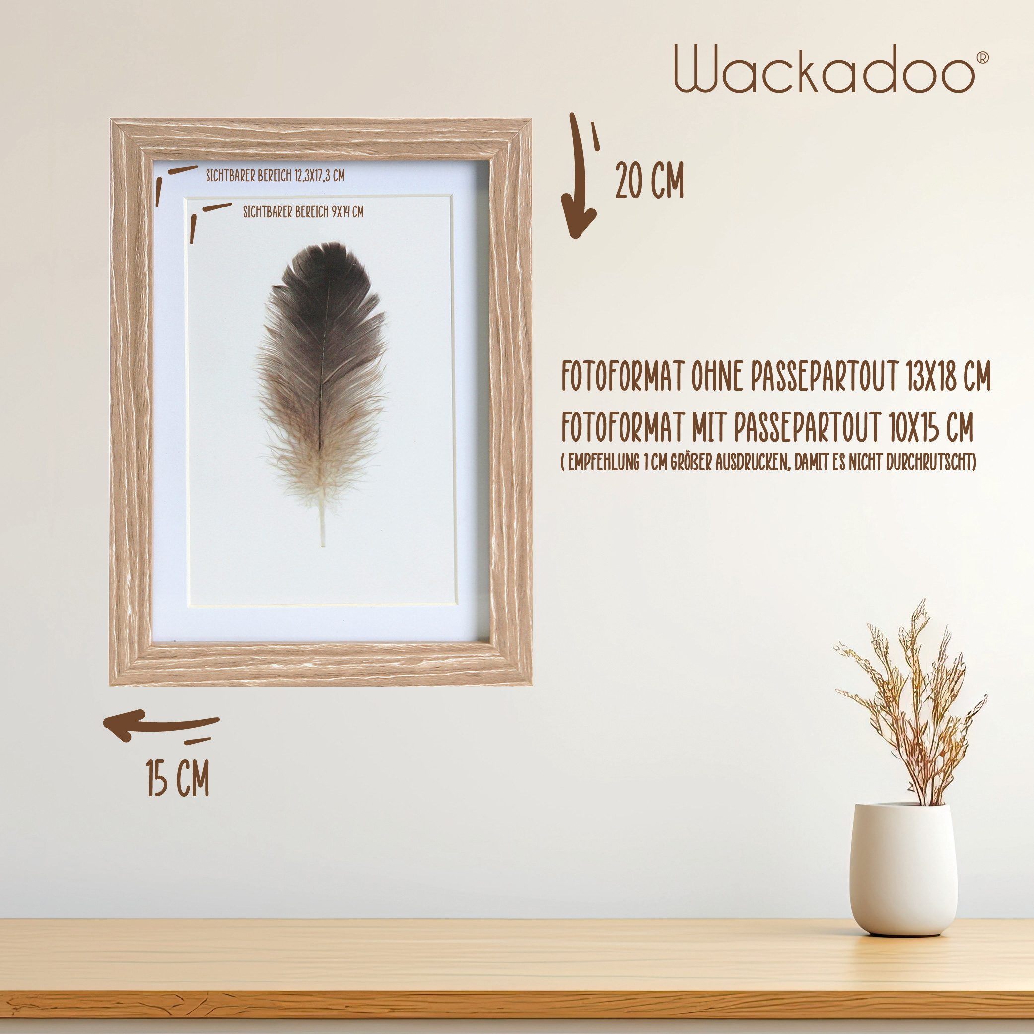 Wackadoo Living Bilderrahmen-Set the Frame Bilderrahmen günstig online kaufen