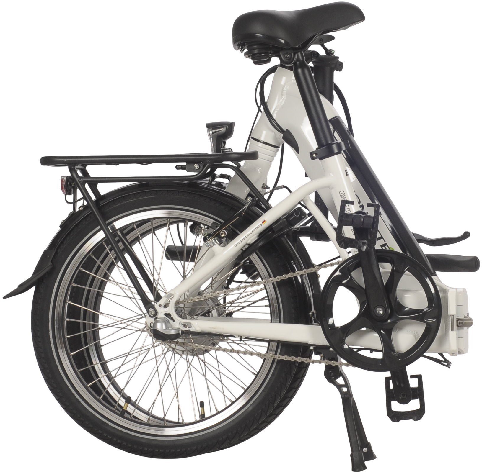 SAXONETTE Gang, Akku, 3 Wh 360 E-Bike Akku-Ladegerät) Nabenschaltung, (mit Frontmotor, Comfort Plus, Compact
