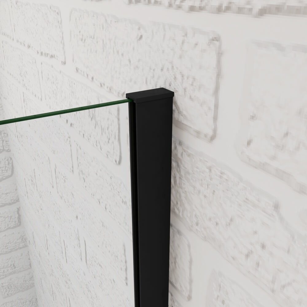 Duschparadies Badewannenaufsatz 140cm Duschwand Aufsatz Duschabtrennung Badewanne Trennwand, 6mm ESG klares Sicherheitsglas, Breite70cm,Breite75cm,Breite80cm,Gl – Bild 3 von 3
