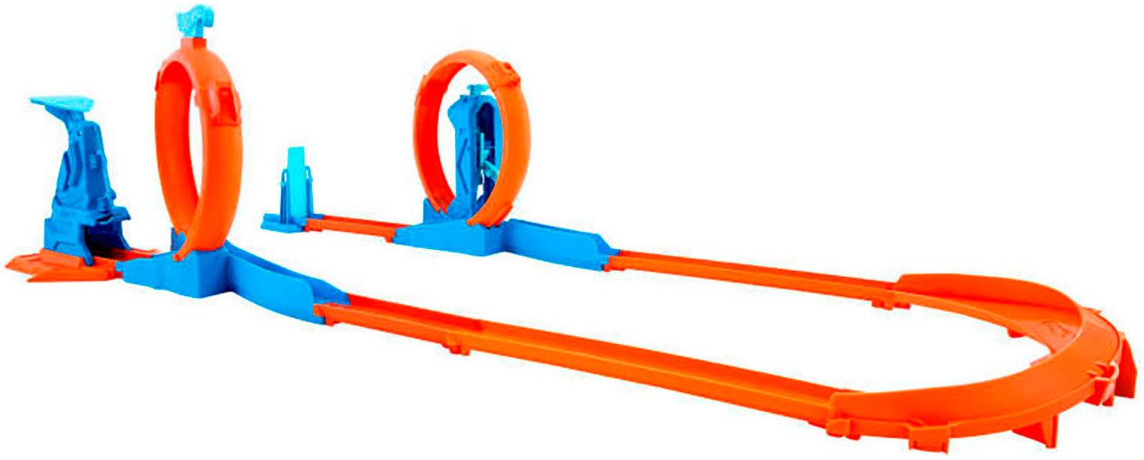 Hot Wheels Autorennbahn Track Creator Dreifacher Looping, inkl. 1 Spielzeug günstig online kaufen
