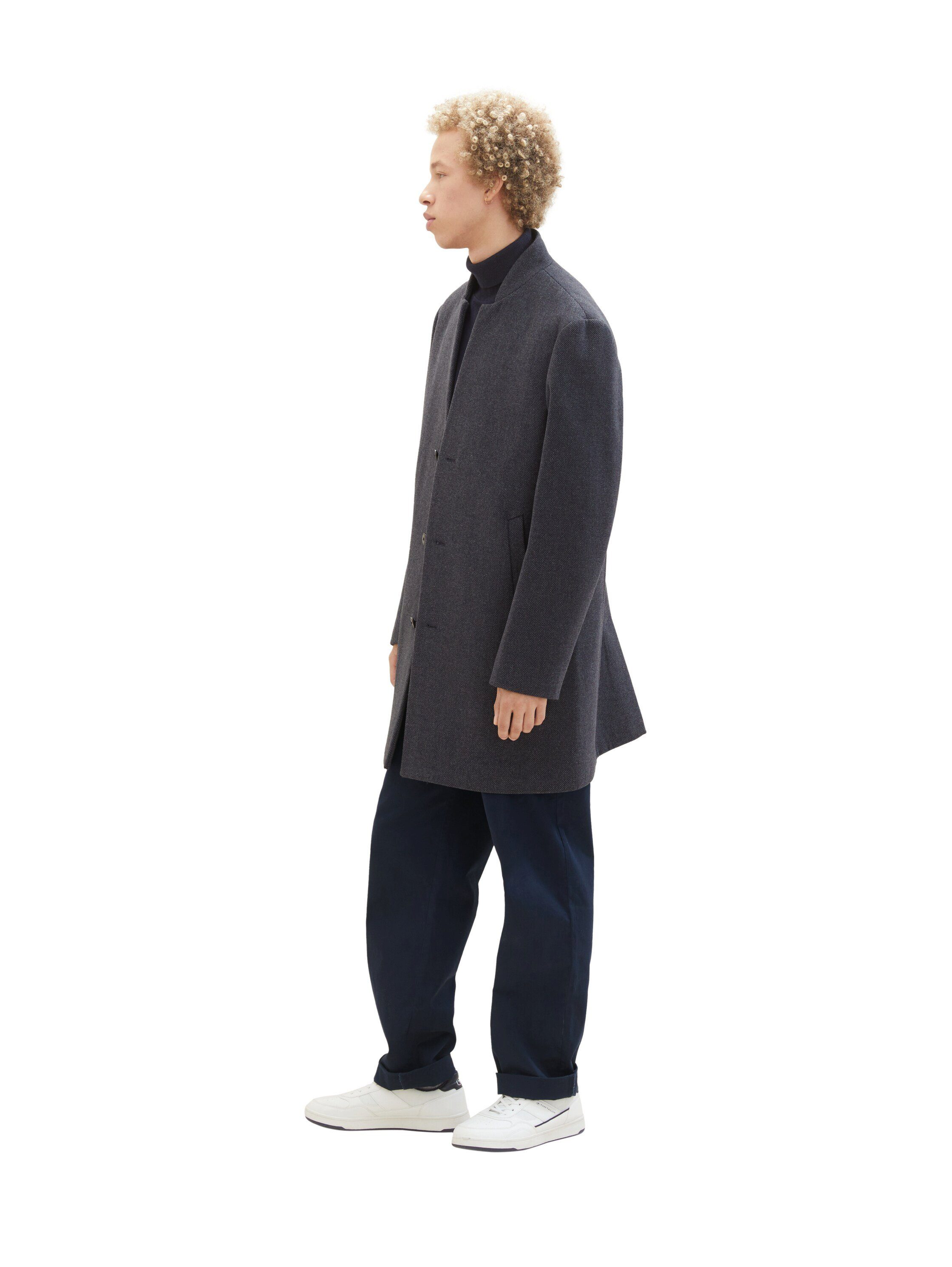 TOM TAILOR Denim Langmantel Mantel mit Stehkragen